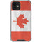 Canada Flag Distressed iPhone 12 Mini Clear Case